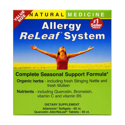 Herbs Etc. Allergy ReLeaf System – Seasonal Discomfort Support (60 Softgels or 60 Tablets)