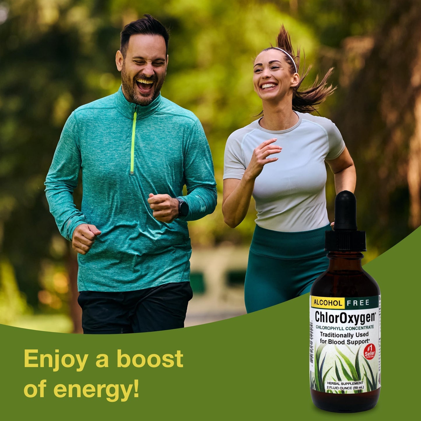 Herbs Etc. ChlorOxygen Chlorophyll Concentrate – High-Concentration Vitality Support (2 Pack, 2 fl oz)
