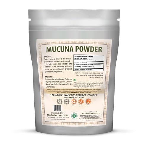 Mucuna Pruriens Kapikachhu Velvet Bean Powder 2X Potency – 230g