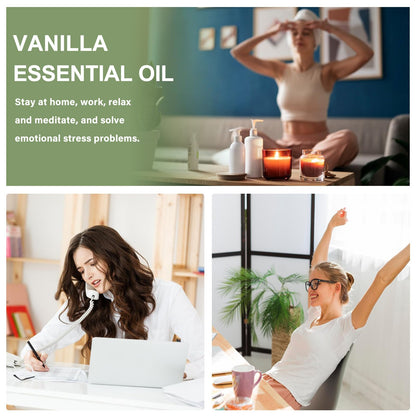 HEYTREE Vanilla Essential Oil - Relaxing Aroma for Soap & Candles (100ml)