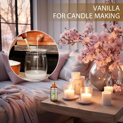 HEYTREE Vanilla Essential Oil - Relaxing Aroma for Soap & Candles (100ml)