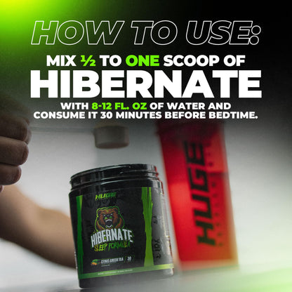 Hibernate Sleep Supplement - Complete Sleep Recovery Formula (30 Servings)