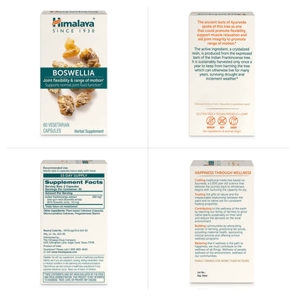 Himalaya Boswellia 250 mg – Joint Support & Mobility, 60 Capsules
