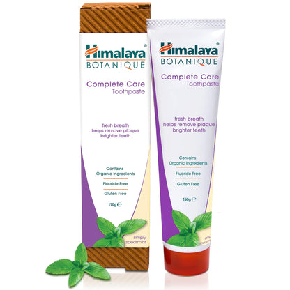 Himalaya Botanique Complete Care Toothpaste – Spearmint, Fluoride Free, SLS Free