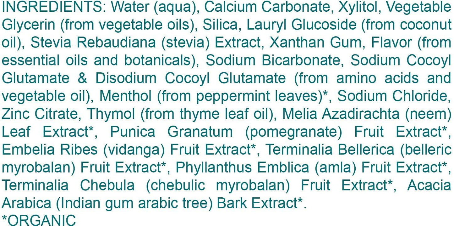 Himalaya Botanique Complete Care Toothpaste – Spearmint, Fluoride Free, SLS Free