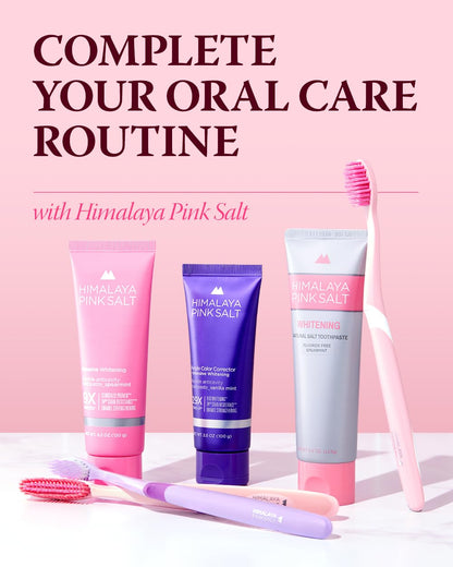 HIMALAYA PINKSALT Natural Whitening Toothpaste - Fluoride Free, Spearmint 4-Pack