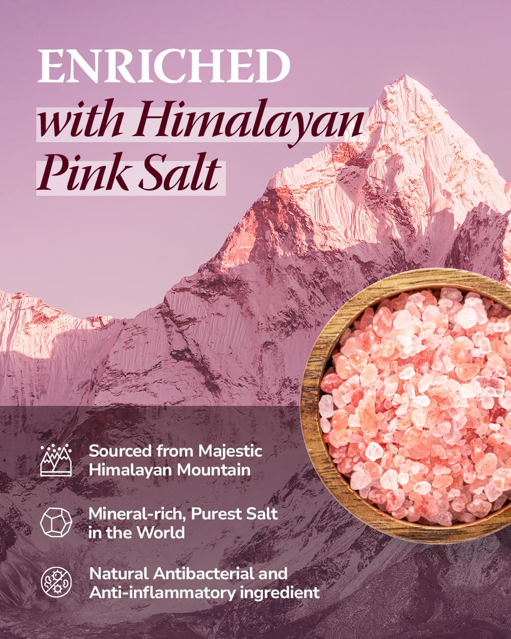 HIMALAYA PINKSALT Natural Whitening Toothpaste - Fluoride Free, Spearmint 4-Pack