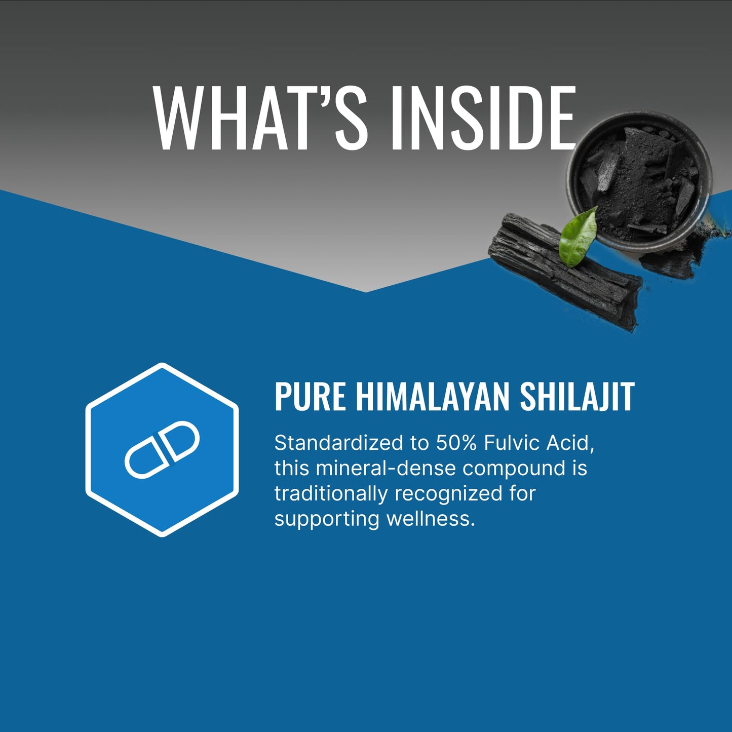 Approved Science Himalayan Shilajit - 50% Fulvic Acid, 30:1 Extract, 180 Vegan Capsules