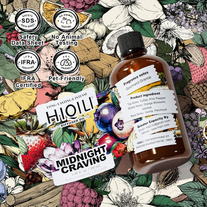 HIQILI Midnight Craving Diffuser Oil – Long-Lasting Fragrance (3.38 fl oz)