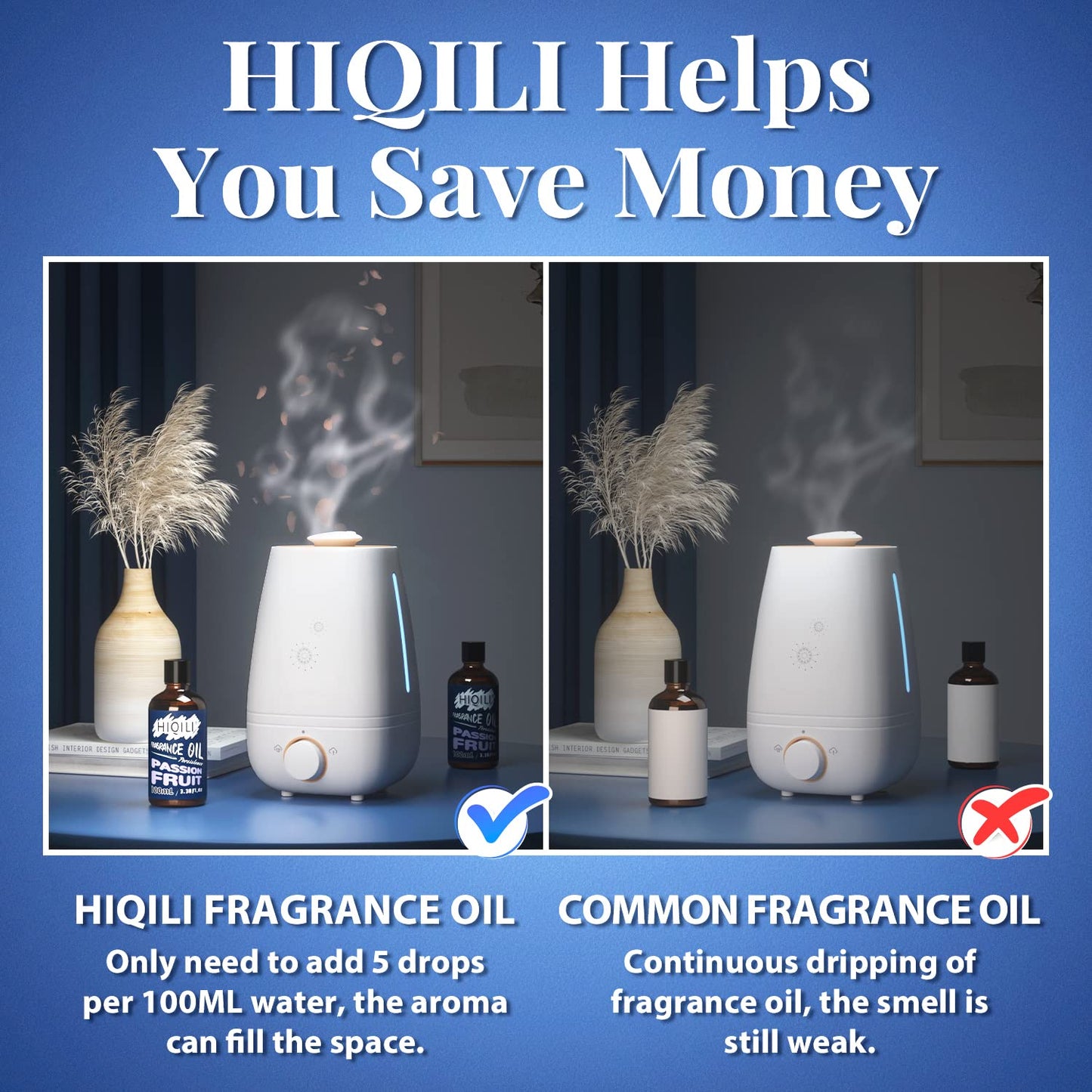 HIQILI Passion Fruit Fragrance Oil – DIY Candle, Soap, Perfume, Diffuser – Long Lasting Exotic Scent 3.38 Fl Oz