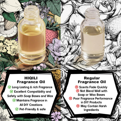 HIQILI Pear & Freesia Fragrance Oil – 1 oz for Candle, Soap & Perfume Making