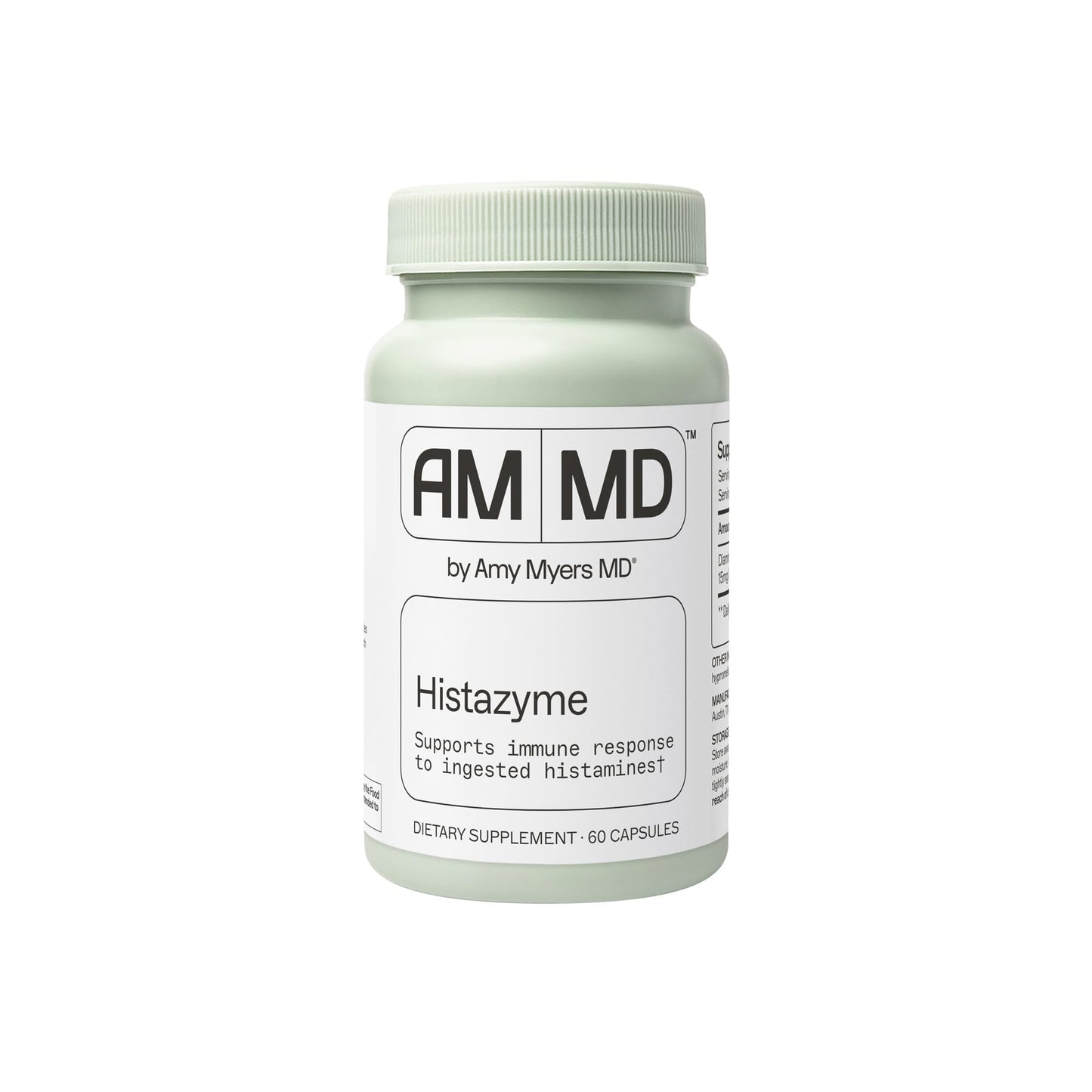 Amy Myers MD Histazyme DAO Enzyme Supplement – Digestive Support for Histamine Sensitivity, 60 Capsules