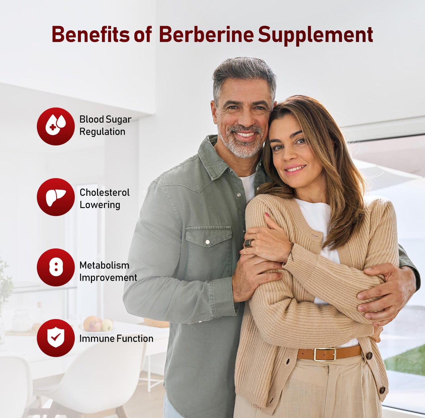 HiWell Berberine with Ceylon Cinnamon | Blood Sugar & Cholesterol Support | Gluten-Free, Non-GMO & Vegan | 60 Capsules
