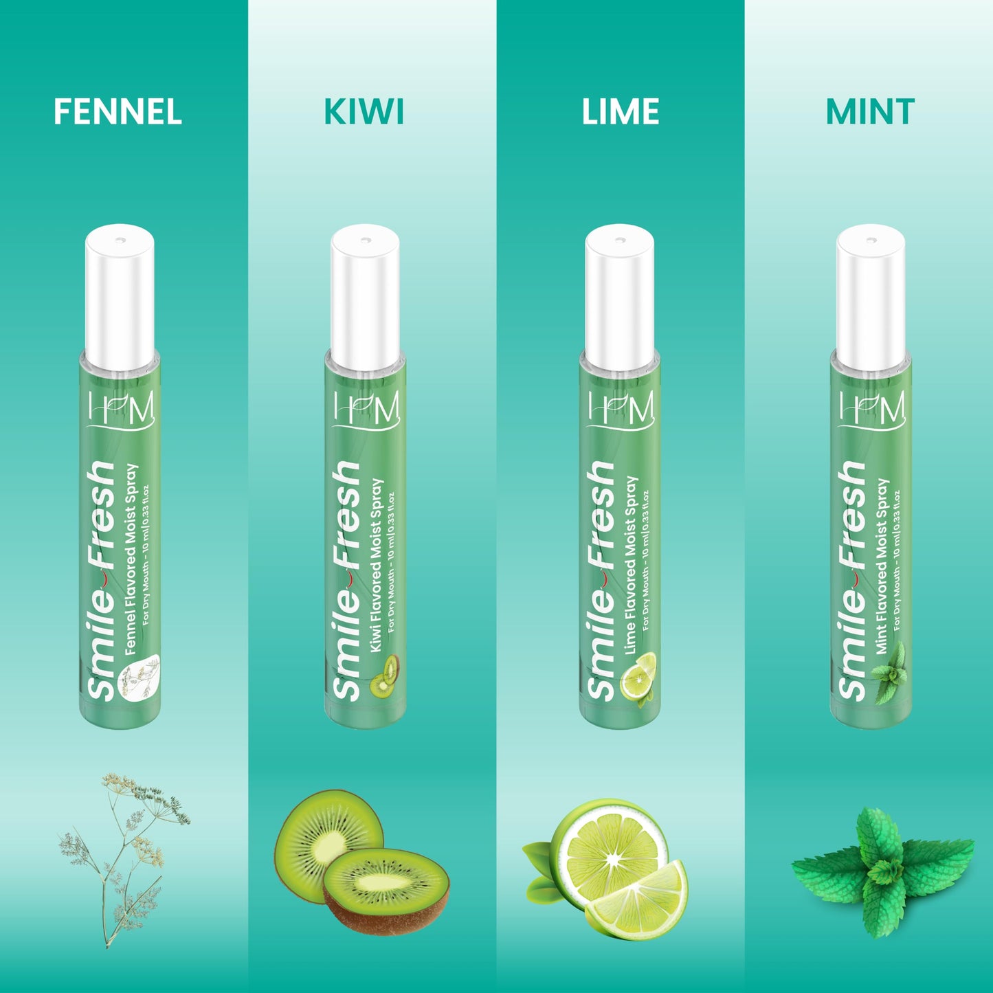 HM Dry Mouth Flavoured Spray Xylitol - Alcohol Free | Hydration & Saliva