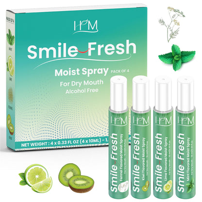 HM Dry Mouth Flavoured Spray Xylitol - Alcohol Free | Hydration & Saliva
