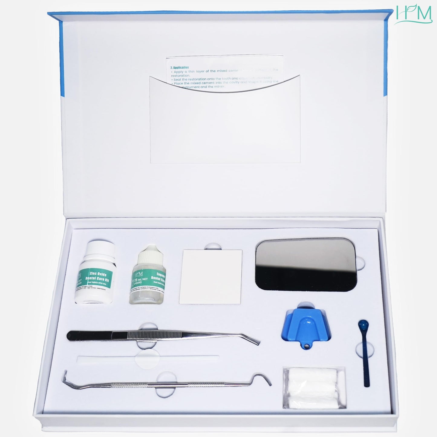 HM Zinc Oxide Eugenol Dental Cement Kit | DIY Self-Curing Tooth Repair & Emergency Care