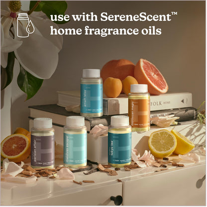 Homedics SereneScent Waterless Diffuser – Champagne, Patented Air Diffusion