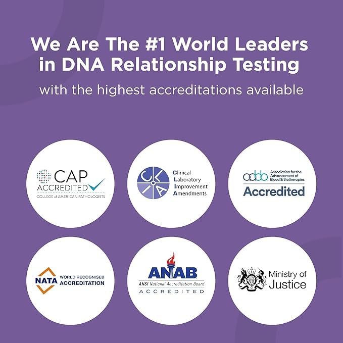 HomePaternity DNA Paternity Testing for Child and Father, FedEx Return, Over 99.99% Confidence, All Fees Included, Fast Results