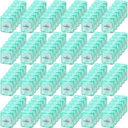 Honeydak 150 Pack Mint Flavored Dental Floss – 50 m Each Bulk Travel Floss for Teeth & Gum Care (Green)