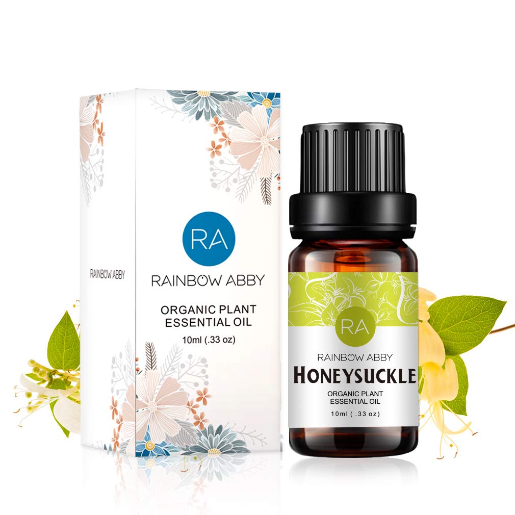 2-Pack Honeysuckle Essential Oil 100% Pure – Organic, 10mL | Diffuser & Skin Care