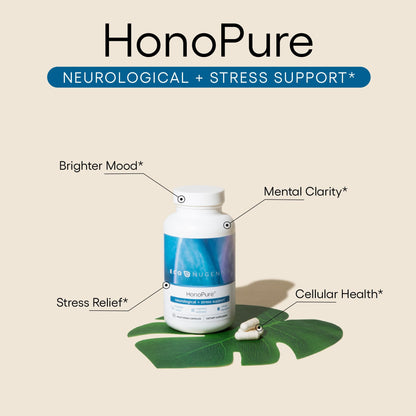 EcoNugenics HonoPure Magnolia Bark Extract – 98% Honokiol | Brain Function, Sleep & Mood Support