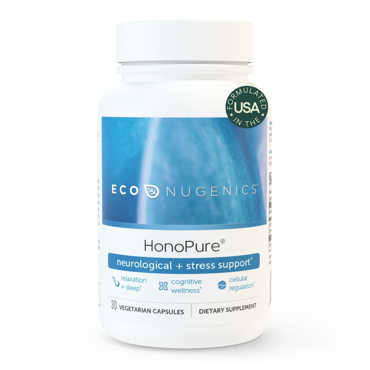 EcoNugenics HonoPure Magnolia Bark Extract – 98% Honokiol | Brain Function, Sleep & Mood Support