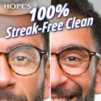 HOPE'S Perfect Glass Eyewear Cleaner - 4 oz Anti-Scratch & Anti-Glare Lens Spray
