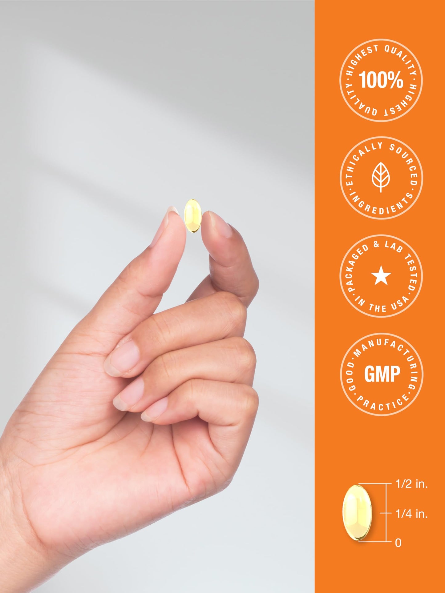 Horbäach Vitamin A 10,000 IU Softgels – 300 Count | Non-GMO, Gluten Free
