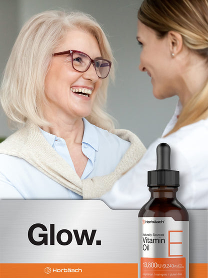 Horbäach Vitamin E Oil 13,800 IU | 1 oz | Vegetarian, Non-GMO, Gluten Free