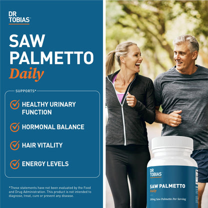Dr. Tobias Saw Palmetto 500mg – Prostate, Hair & Urinary Health