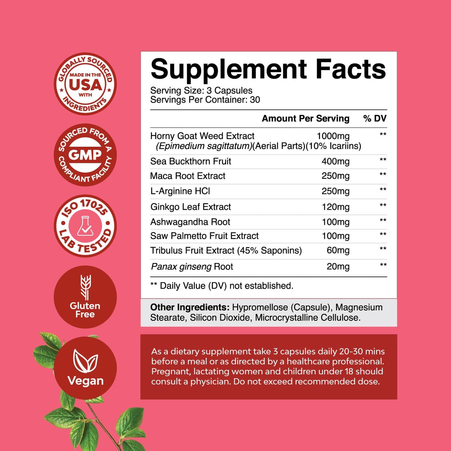 Horny Goat Weed for Women – Hormone Balance & Mood Support | 90 Count