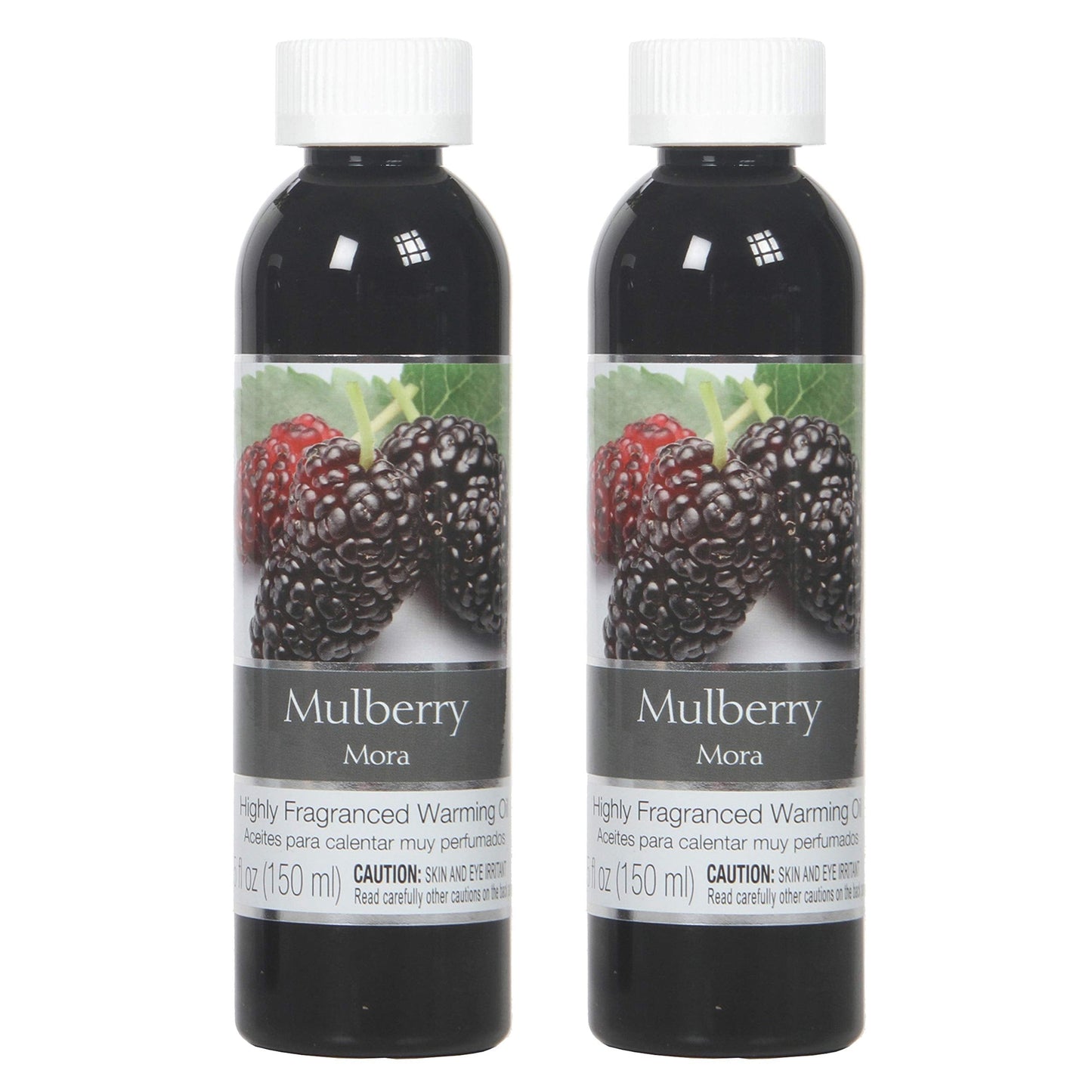 Hosley Mulberry Warming Oils – Set of 2, 5 oz each | Long-Lasting Fragrance for Weddings, Spa, Reiki