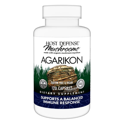 Host Defense Agarikon Capsules – Immune Support Mushroom Supplement – 120 Capsules