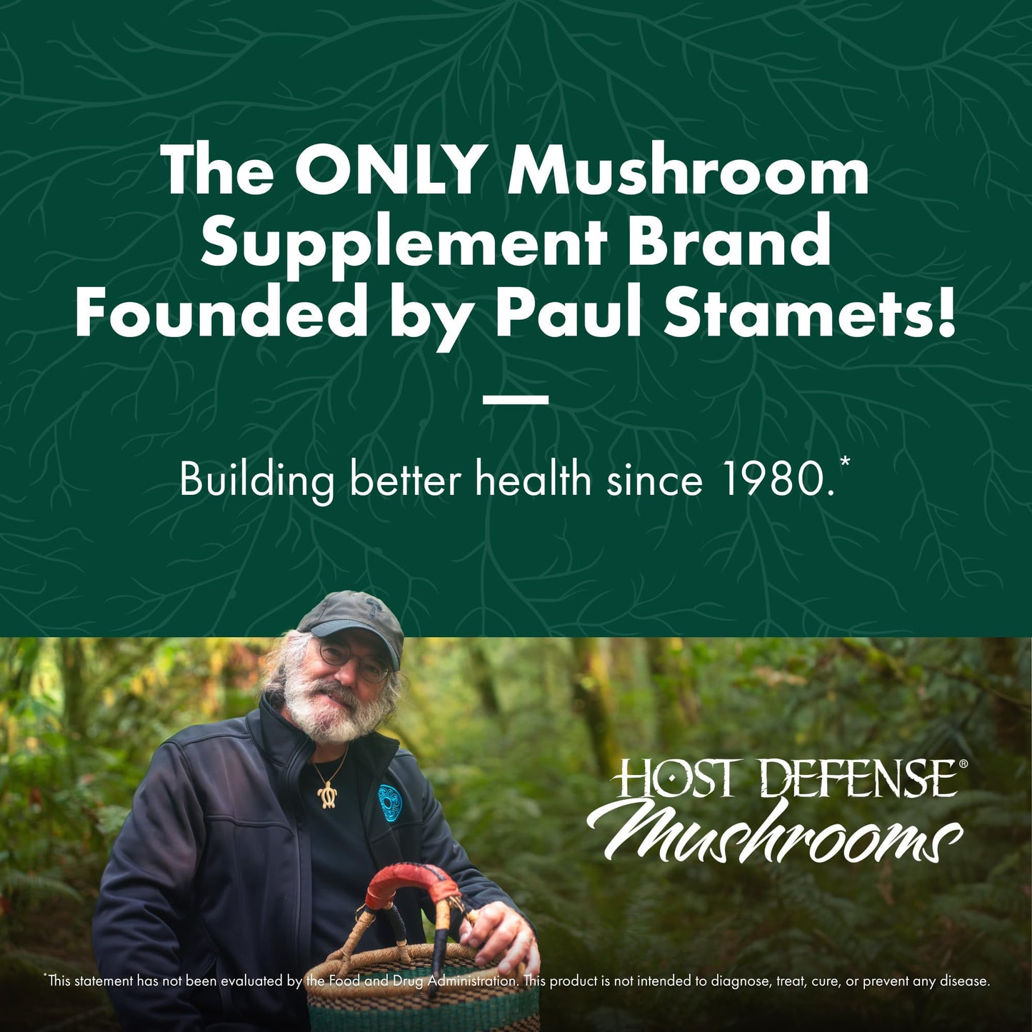 Host Defense Chaga Capsules | Immune Support & Antioxidant Mushroom Supplement - 120 Capsules