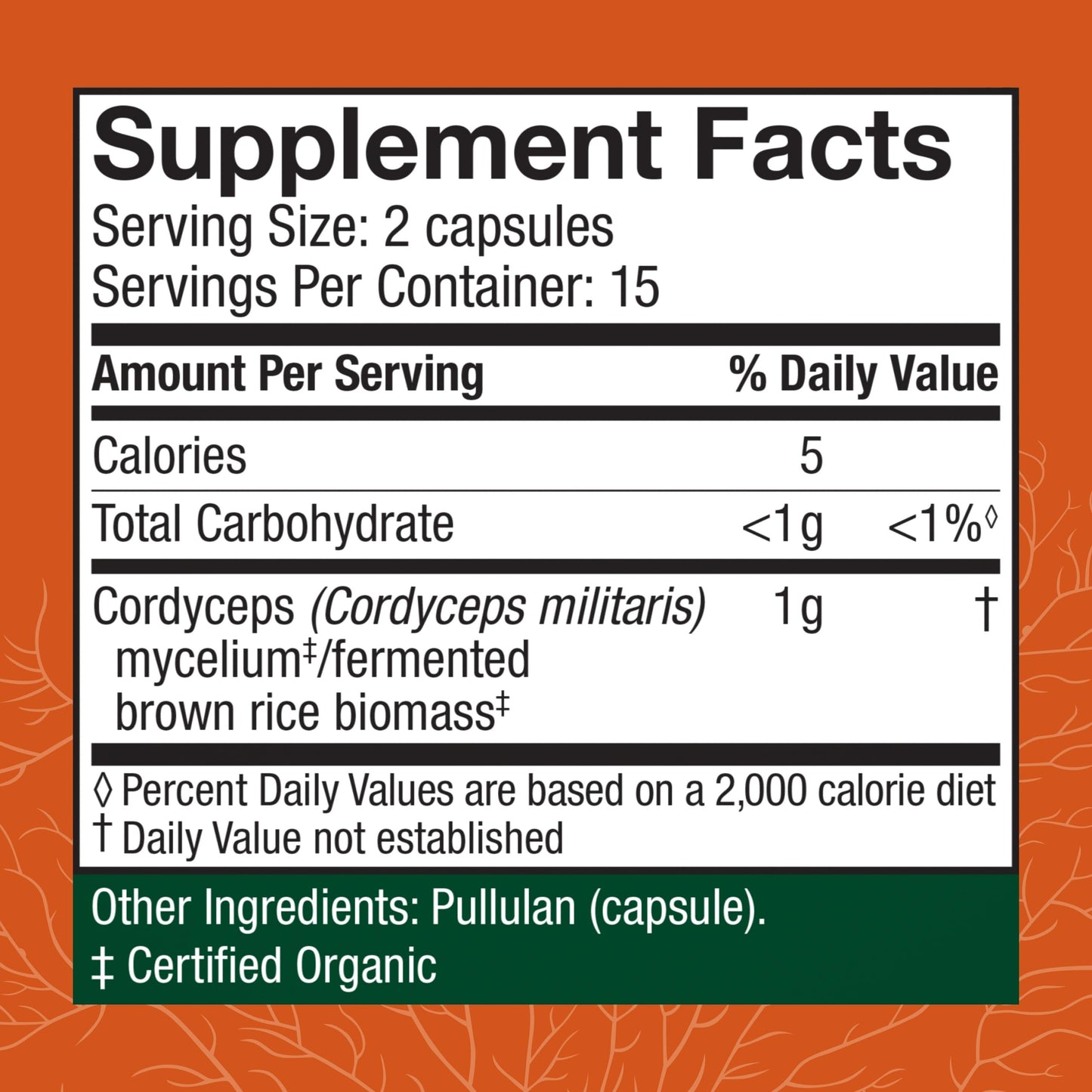 Host Defense Cordyceps Capsules – Immune & Energy Support (30 Capsules)