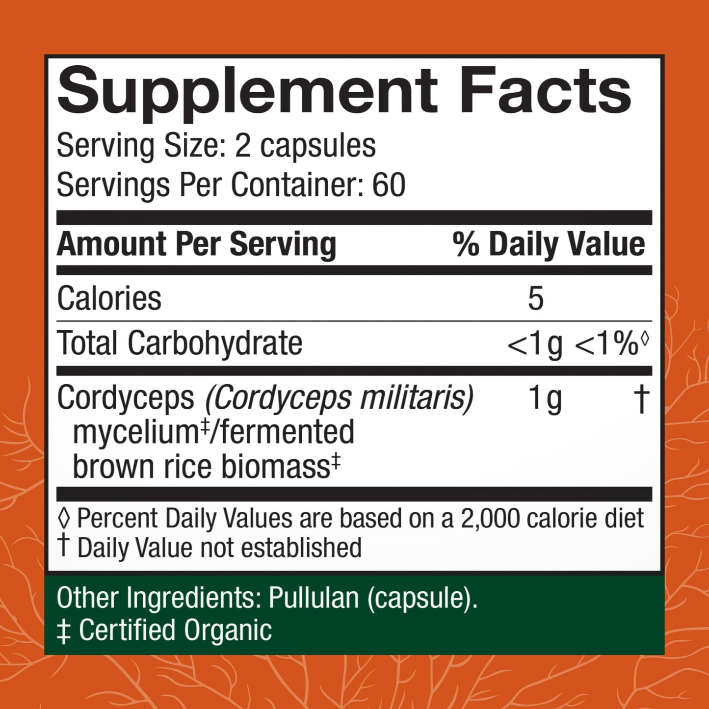 Host Defense Cordyceps Capsules – Immune & Energy Support (120 Capsules)