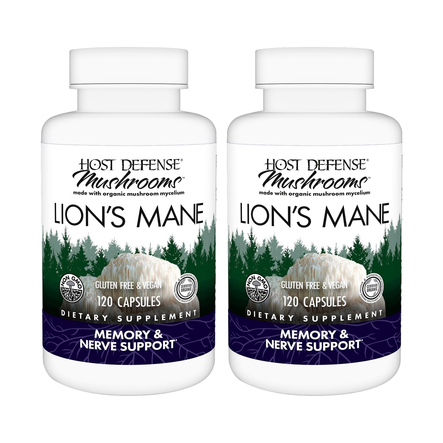 Host Defense Lion's Mane Capsules, 240 ct (2 x 120 ct)