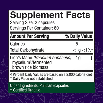 Host Defense Lion's Mane Capsules, 240 ct (2 x 120 ct)