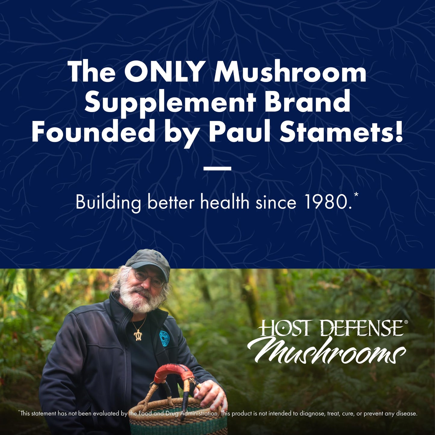 Host Defense Mushrooms Lion's Mane – Brain Health, Focus & Memory (120 Capsules)
