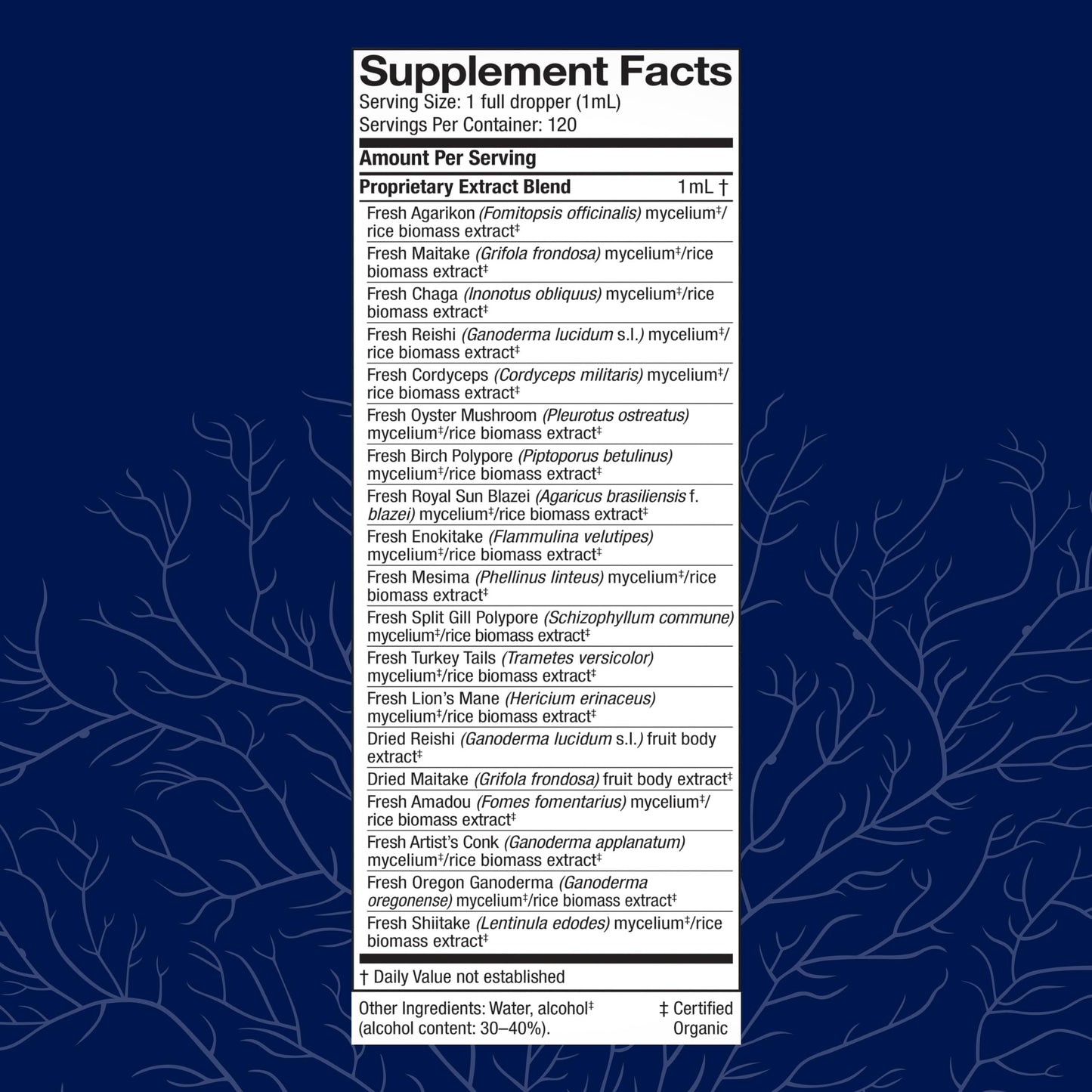 Host Defense MyCommunity Extract – 17-Species Mushroom Blend for Immune Support (4 fl oz)