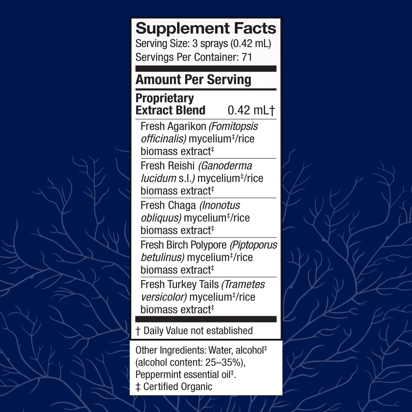 Host Defense MycoShield Throat Spray – Immune Support, Peppermint, 1 fl oz
