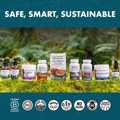 Host Defense Reishi Capsules | Immune & Heart Health Support, Energy & Vitality – 120 Capsules