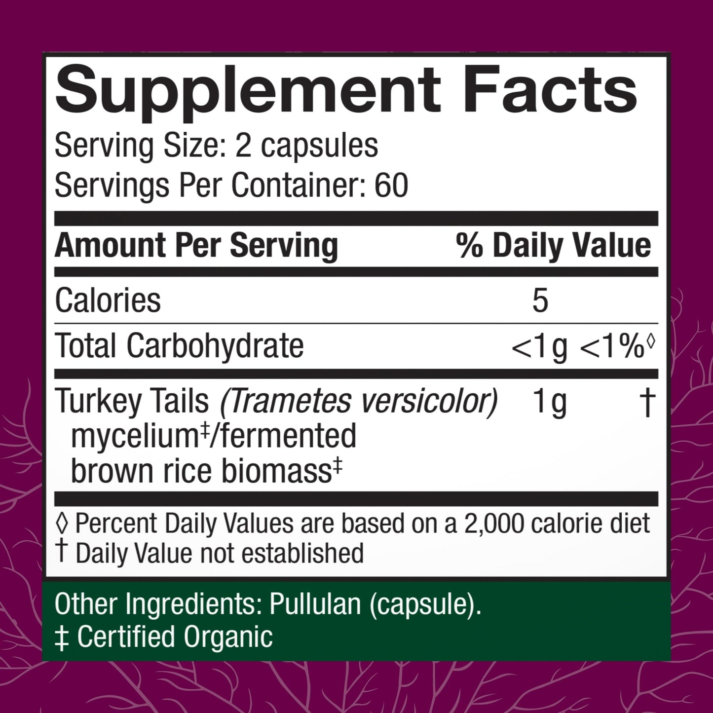Host Defense Turkey Tail Capsules – Digestive Health & Immune Support