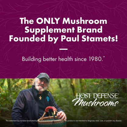 Host Defense Turkey Tail Capsules – Digestive Health & Immune Support