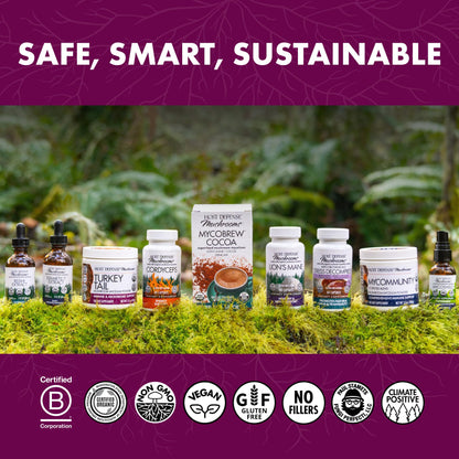 Host Defense Turkey Tail Capsules – Digestive Health & Immune Support