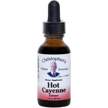 Hot Cayenne Extract 1 oz – Christopher's Original Formulas