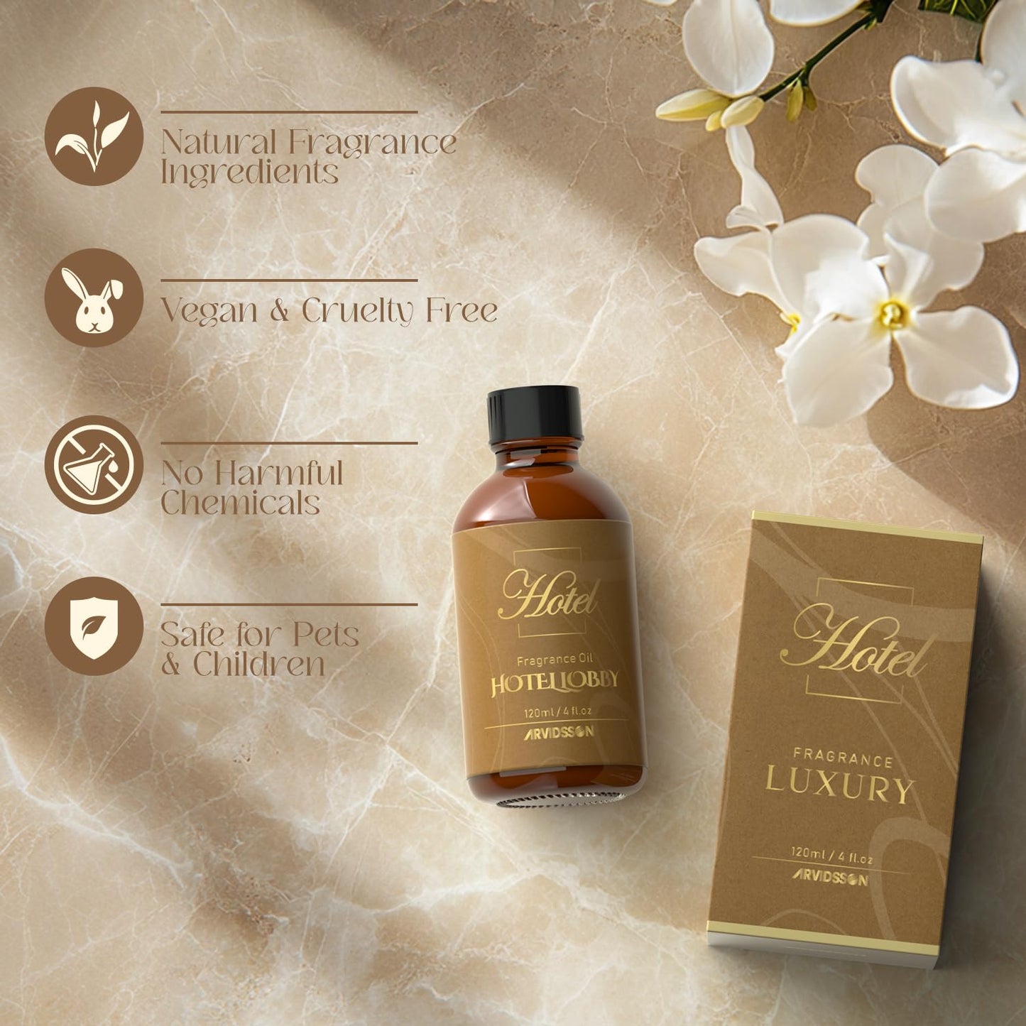 Hotel Diffuser Oil 4 Oz (120ml) – Luxury Hotel Lobby Fragrance