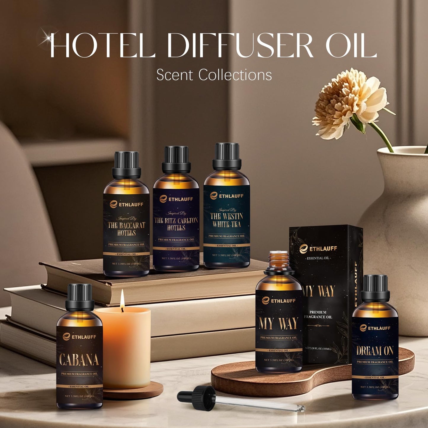 Hotel Diffuser Oil Inspired by Baccarat Scent | Luxury Essential Oil 100 ml