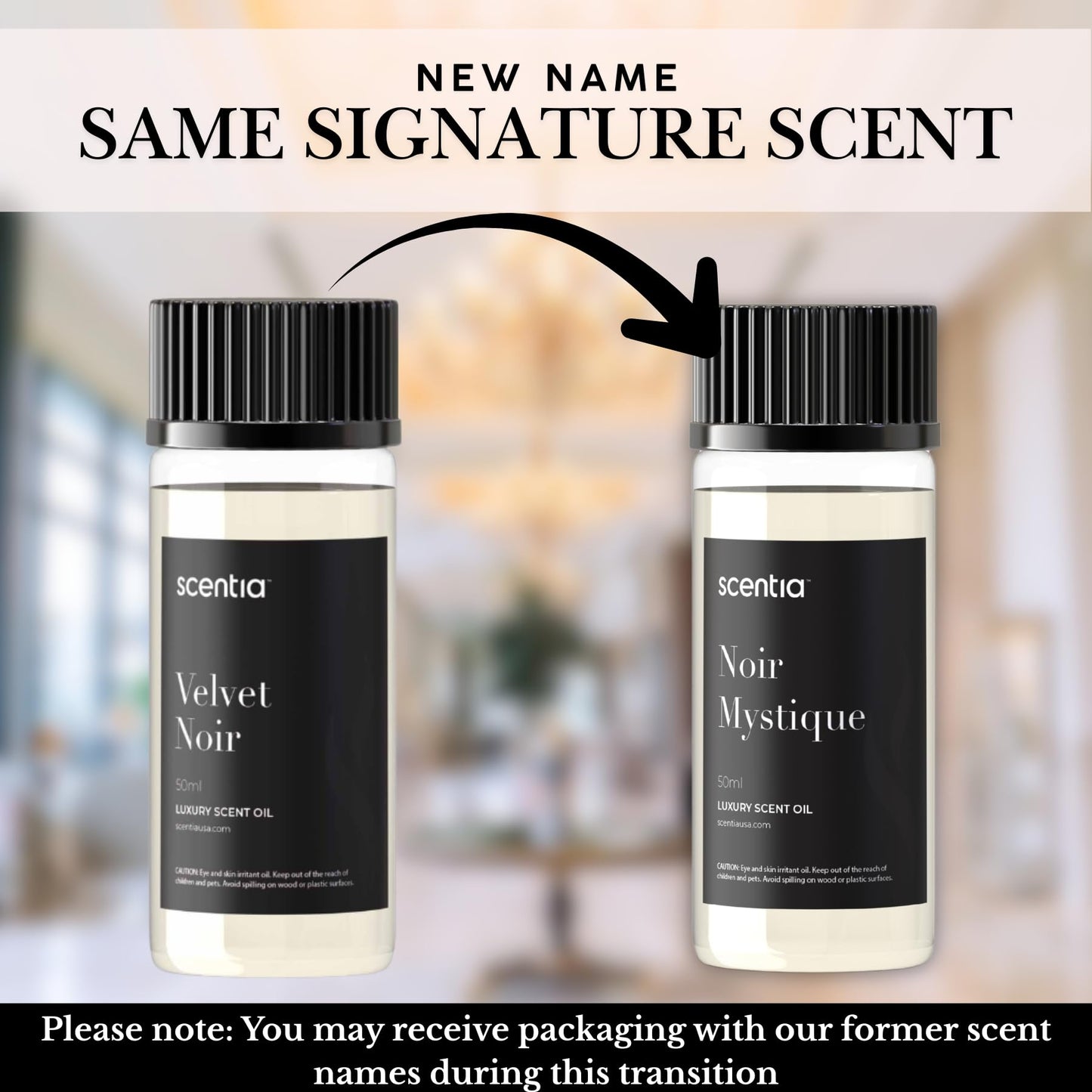 Hotel Diffuser Oil Noir Mystique – 50 mL (1.69 fl oz) Rose, Lemon & Musk