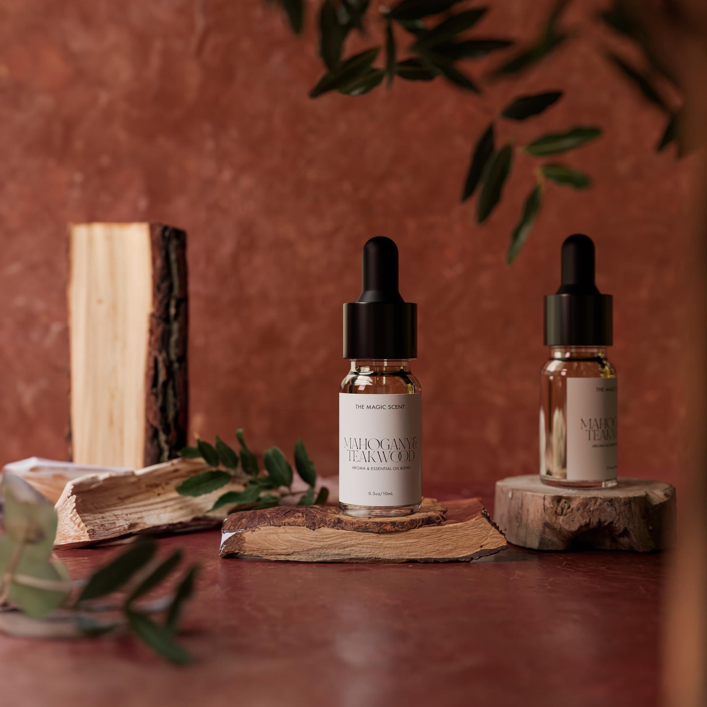 The Magic Scent Mahogany & Teakwood Diffuser Oil – Hotel & Home Luxury Scents Inspired by Abercrombie & Fitch | 0.3 fl oz (10 mL)